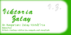 viktoria zalay business card